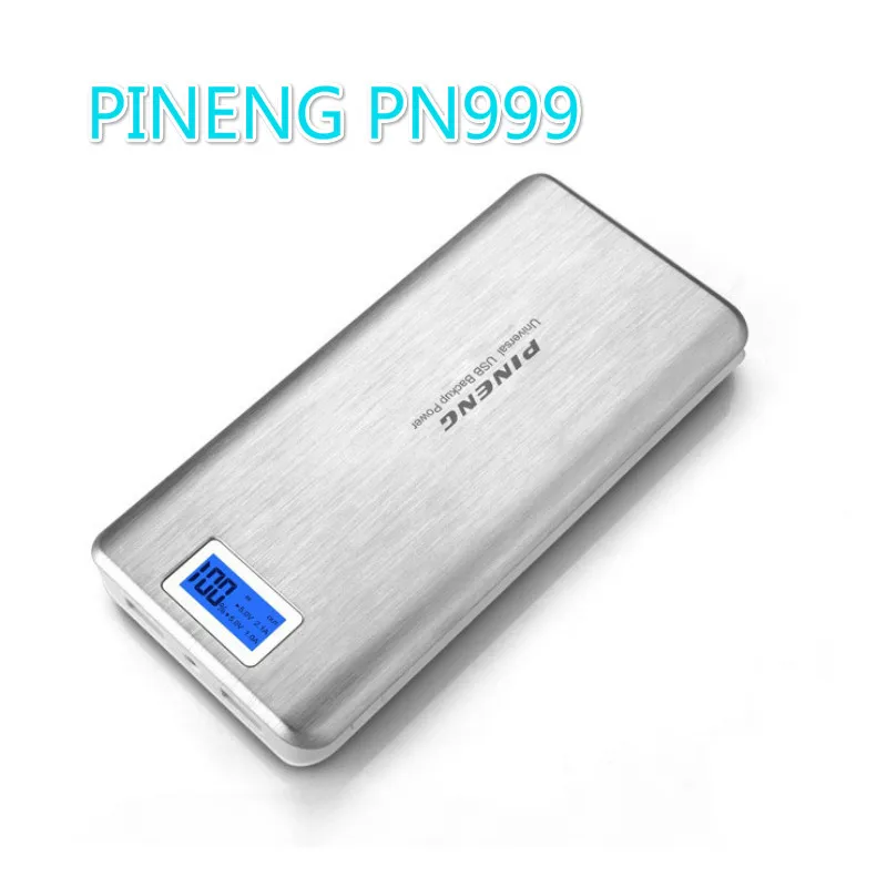  Cargador de batería para teléfono Pining 999 mobile powerbank 20000mah Dual USB PN999 pantalla LCD 