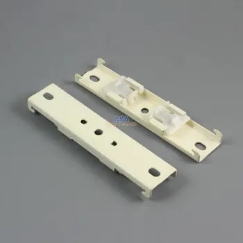 

10 Pieces Curtain Track Bracket Curtain Dual Tracks Brace 20x92mm