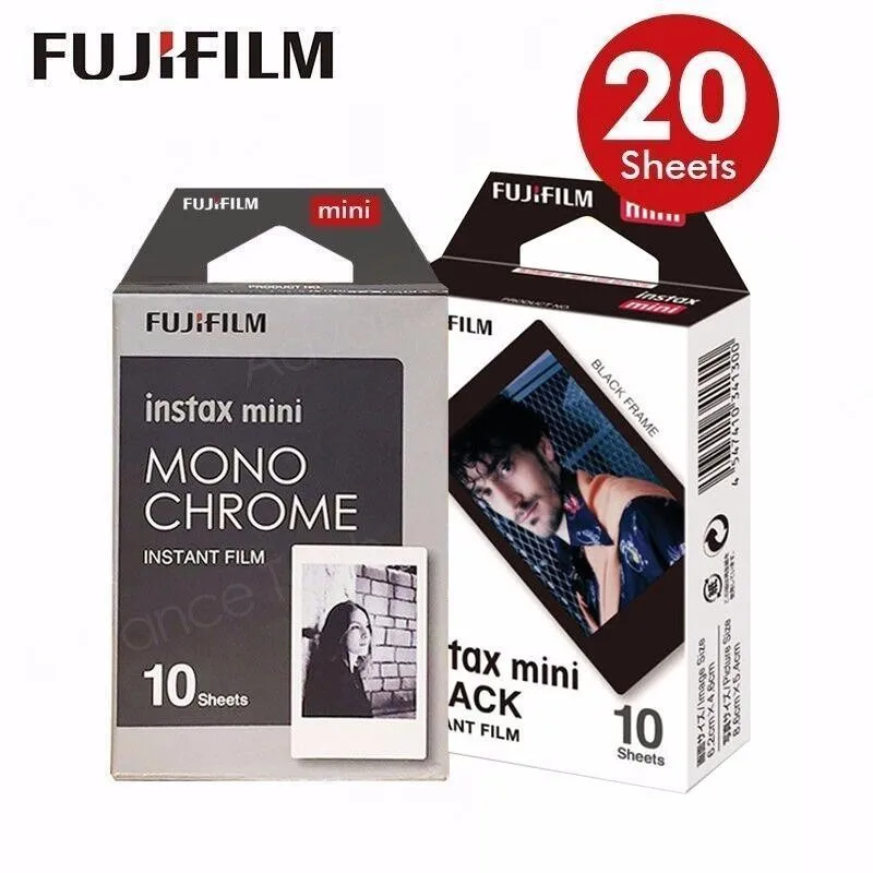 2017 натуральная Fujifilm Fuji Instax Mini Плёнки Air Mail монохромный моно Рамки. для 70 8 плюс 90 25