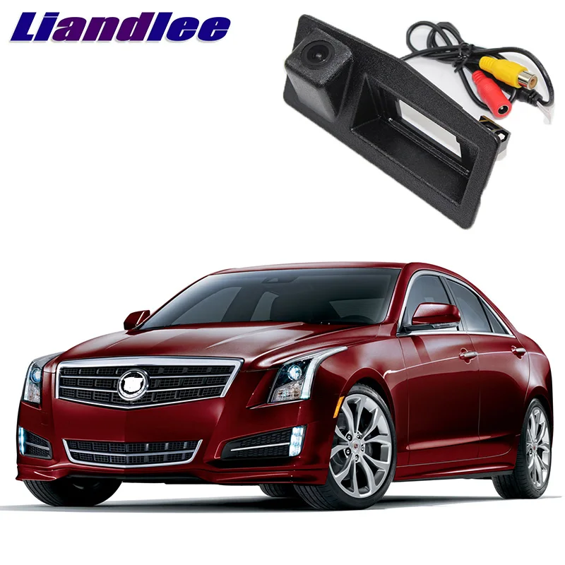 

LiandLee Car Trunk Handle Rear View Reversing Parking Camera For Cadillac ATS XTS 2013~2018
