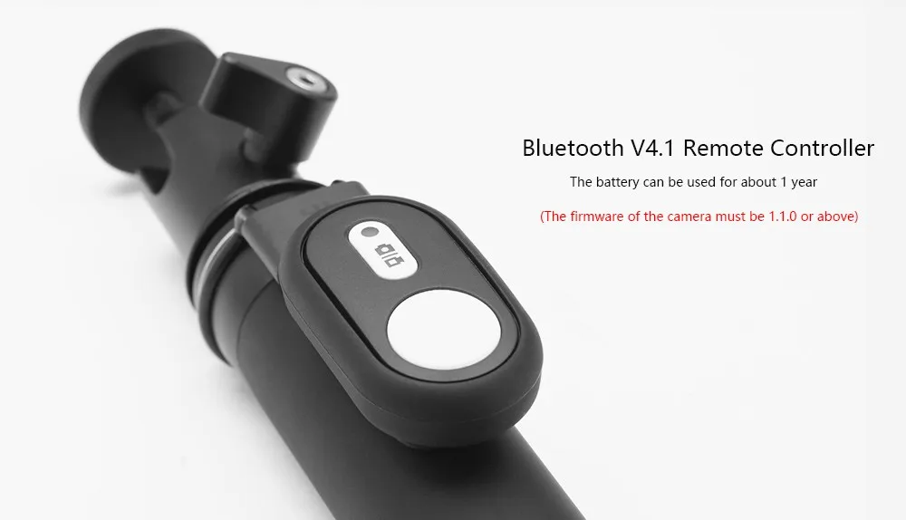 Clownfish для xiaoyi Bluetooth монопод с дистанционным управлением штатив ручной селфи палка для Xiaomi YI/2 4k Аксессуары для экшн-камеры