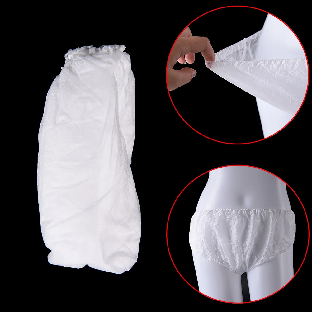 

6Pcs/pack Non-woven Underwears Travel Underwear Essential Supplies Hotel Sauna Foot Bath Beauty Disposable