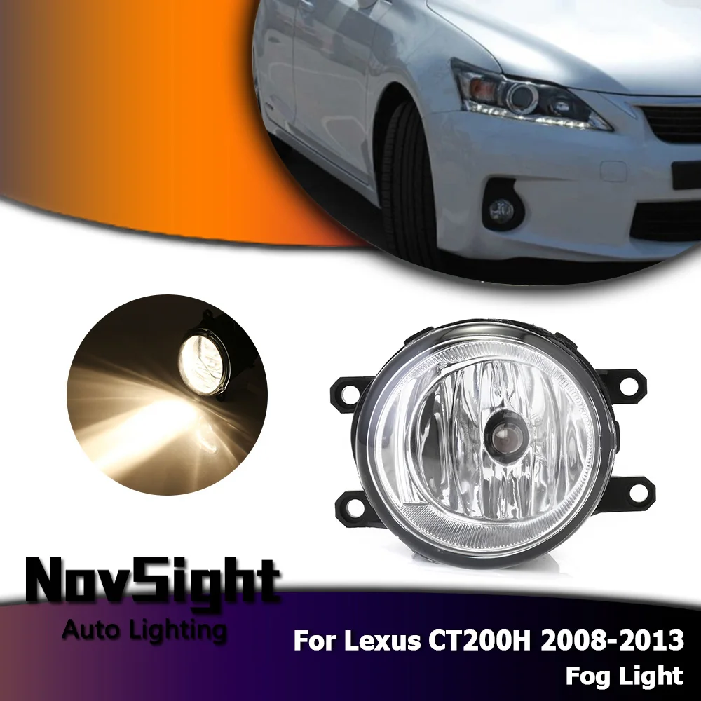 

NOVSIGHT Auto Car Fog Lights Driving Fog Lamps Assembly Ellow Light for Lexus CT200H 2008-2013 D35