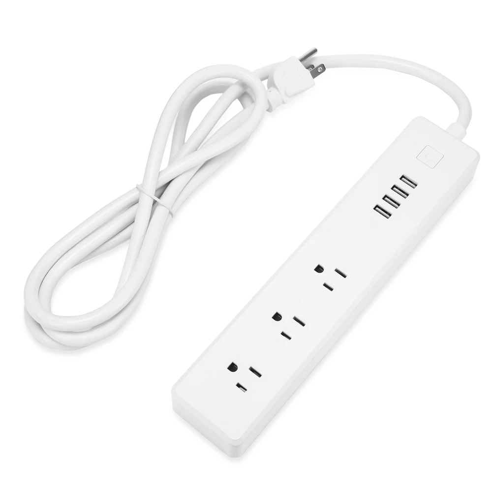 

Smart WiFi Power Strip Compatible For Alexa / Google Home / IFTTT USB /or PLUG Two Charging Modes Portable Household Tools
