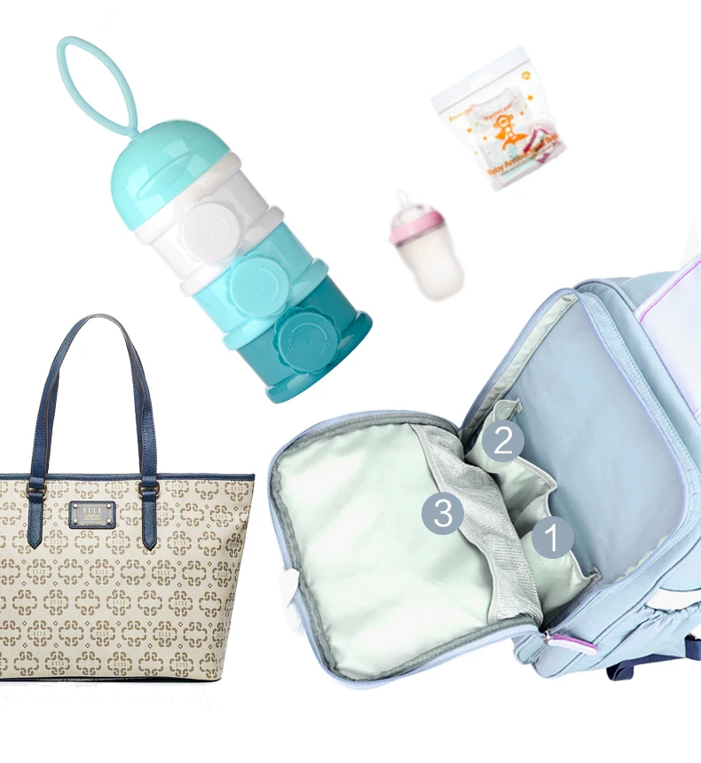 Milk Formula Powder Box Portable baby food storage container PP food-grade safe material 8
