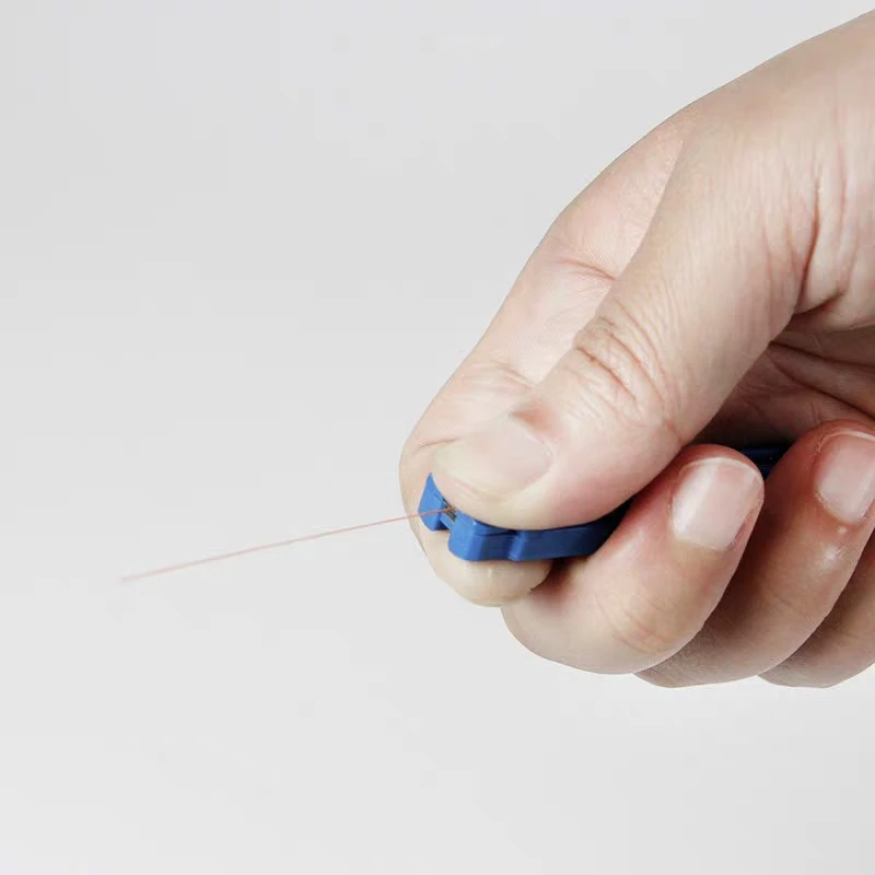 FTTH tools optical fibre cable two in one fixed length  stripper coated layer stripper random color free shipping ELINK 10pcs