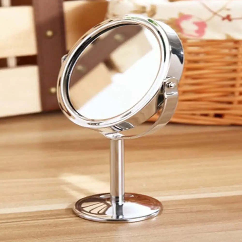 

Makeup Mirror Desktop Rotatable Small Size Double-sided Mirror Modeling Tool Portable Women Beauty Makeup Mirror