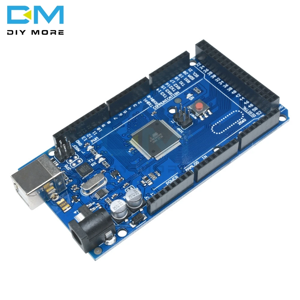 MEGA2560 Мега 2560 R3 ATMEGA16U2 ATMEGA2560 ATMEGA2560-16AU доска кабель USB 5V Заменить ATMega8U2 модуль