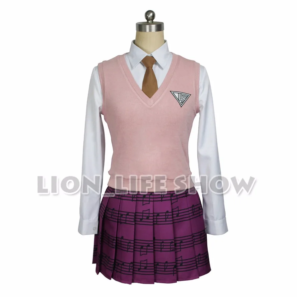 Danganronpa V3 Killing Harmony Kaede Akamatsu фортепиано Музыкальная нотация печать вышивка школьная