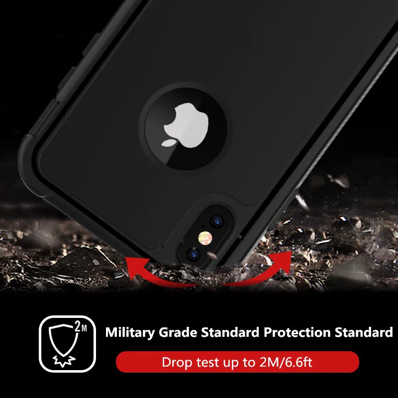 Чехол для iPhone Xs Max защита от воды ударов грязи снега 6 5 дюйма с сенсорным ID|Бамперы|
