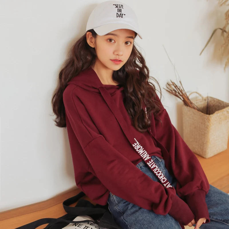 Весна 2019 для женщин Толстовка корейской моды ulzzang harajuku kawaii одежда осень ретро