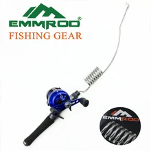 2016 New EMMROD stainless Spincasting Rod Combos Telescopic Fishing Rod with Reel Combo Sea Saltwater Freshwater Kit Fish Rod