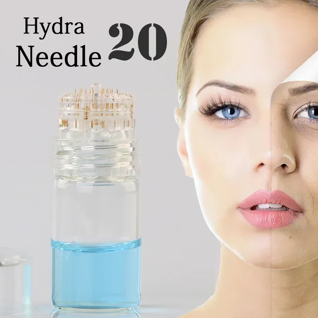 

HYDRA needle 20 Titanium needle Tips For Micro Stamp Therapy Skin Care Anti Aging Serum Injection Reusable