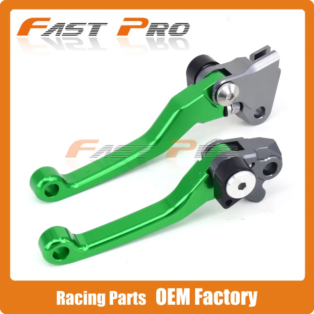 CNC Pivot Foldable Clutch Brake Lever For KAWASAKI KX125 KX250 KX250F