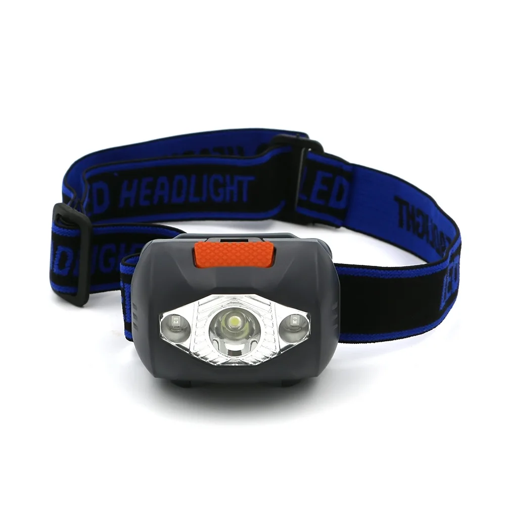 300lm 4 режима 3 * светодиодный фонарик голову фара головки вспышки света фар Отдых Освещение факел Spotlight для Охота для AAA