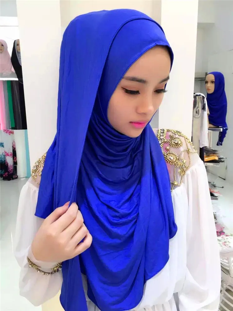 2017 New fashion muslim scarf Solid Modal Muslim hijab scarf Islamic