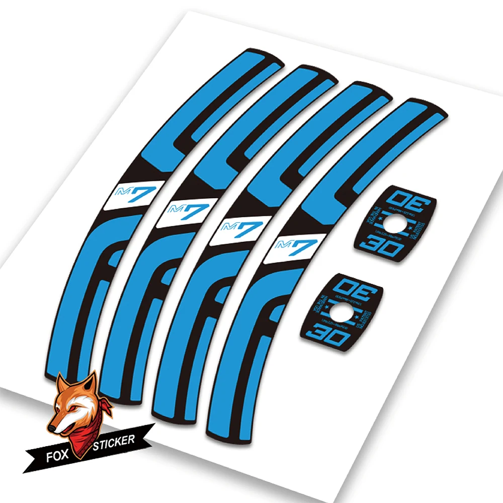 EVNE M60 Bicycle Wheel Rim Decals Sticker MTB Bike Racing Cycle 26ER 27.5ER 29ER
