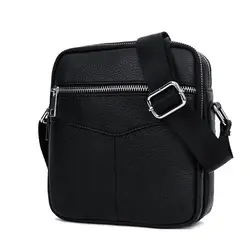 BULLCAPTAIN модная мужская сумка из натуральной кожи, повседневные крошечные сумочки через плечо, Брендовые мужские сумки-мессенджеры на