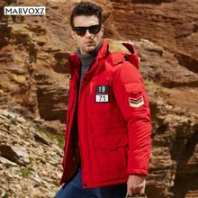 Зимние мужские парки Толстые меховые пальто и куртки мужские новые теплые плюс кашемировые ветровки Повседневный бренд NIANJEEP одежда