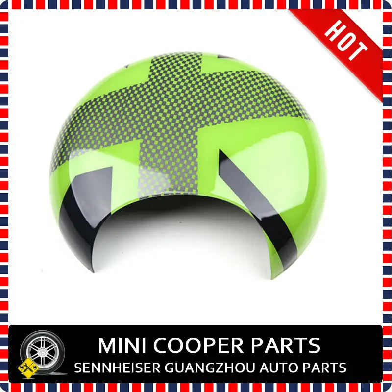 Mini Cooper Green Union Jack Style Tachometer Cover-1