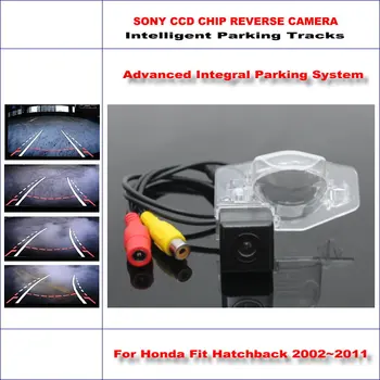 

Intelligentized Reversing Camera For Honda Fit Hatchback / Insight / Jazz Rear View Back Up 580 TV Lines Dynamic Guidance Tracks