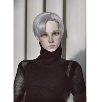 

Ascosplay doll accessories Medium short hair black light brown white 1/3 1/4 BJD wig doll hair High temperature fiber production