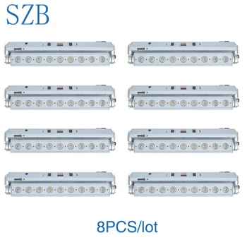 

8 PCS SZB 9X15W 5 in 1 RGBWA Wireless DMX Battery Powered Bar Light/SZB-WBBL0915