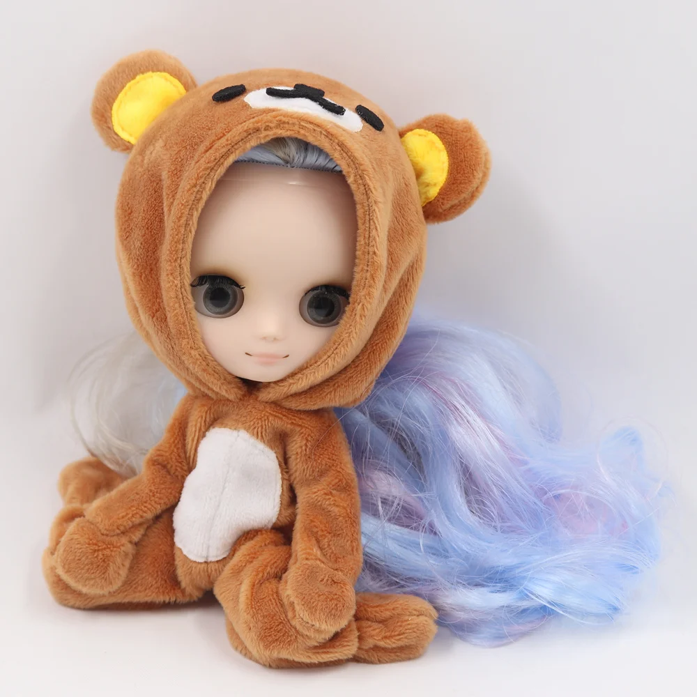 Наряд для Middie Factory Blyth кукла Rilakkuma Медведь Костюм для 20 см BJD