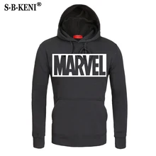 2019 New Autumn And Winter Brand Sweatshirts Men High Quality MARVEL Printing Fashion Mens Hoodies Thickened Men's Hoodie