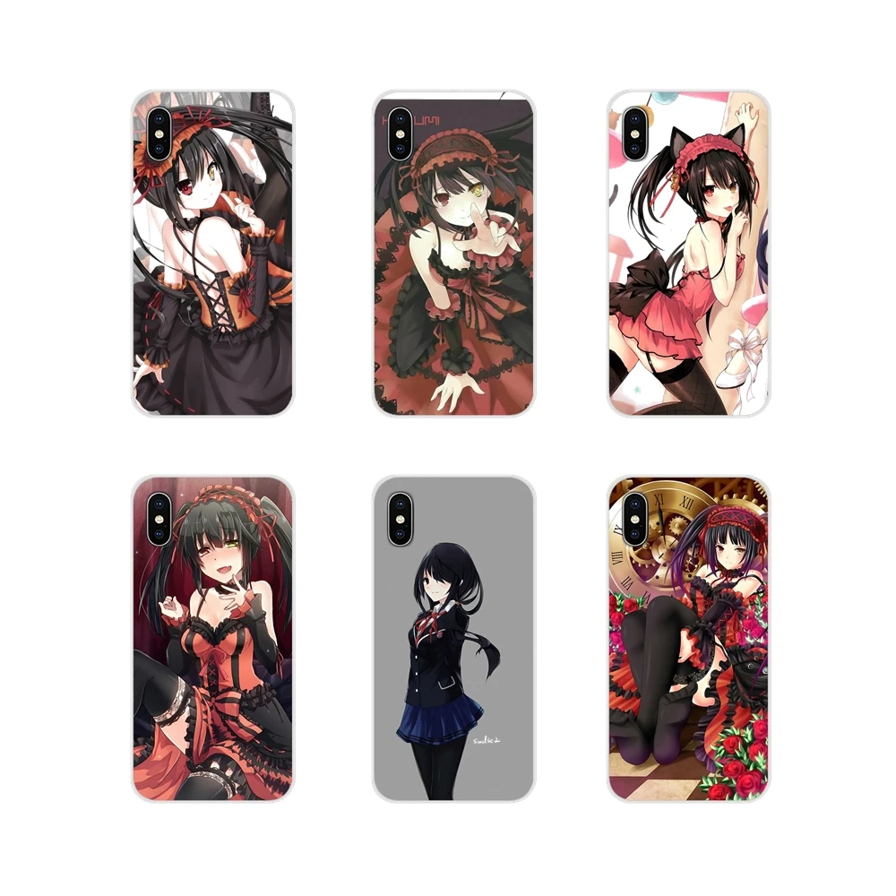Для Xiaomi Redmi 4A S2 Note 3 3S 4 4X 5 Plus 6 7 6A Pro Pocophone F1 Anime Tokisaki Kurumi аксессуары чехлы для