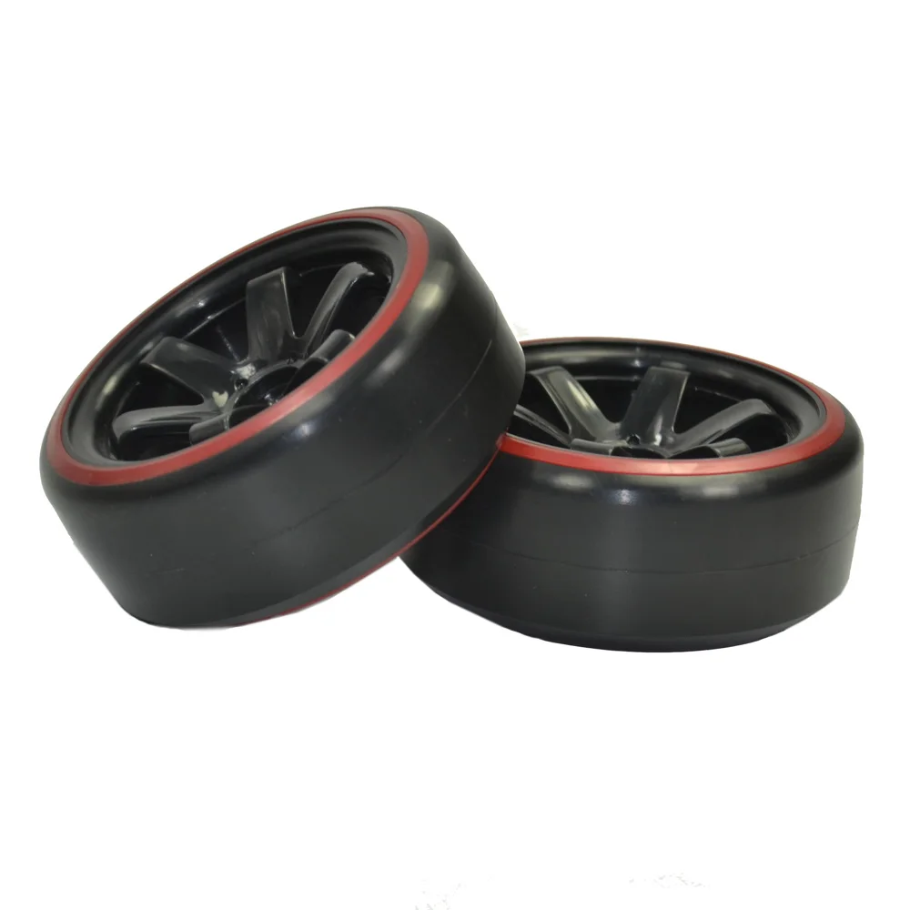 4 шт. RC 1/10 RC автомобиль пластиковый обод колеса и шины для HPI Kyosho HSP 94123 94122 94103 D4 D3