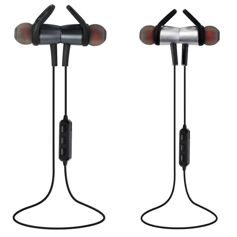 

2016 New Magnet Bluetooth Earphones Wireless Stere Headset Sport Running Headphones Universal for iPhone Samsung Xiaomi Sony