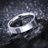 Soul Men 6mm Polish Flat 316L Stainless Steel Rings Male Female Wedding Engagement Band Classic Style Big Size 5 to 15 2