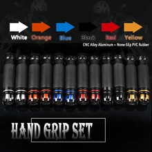 Универсальный 7/" 22 мм алюминиевый мотоцикл Ручка Бар часть мотоцикла rcycle рукоятка руля наборы мото грузики руля велосипед для honda yamaha