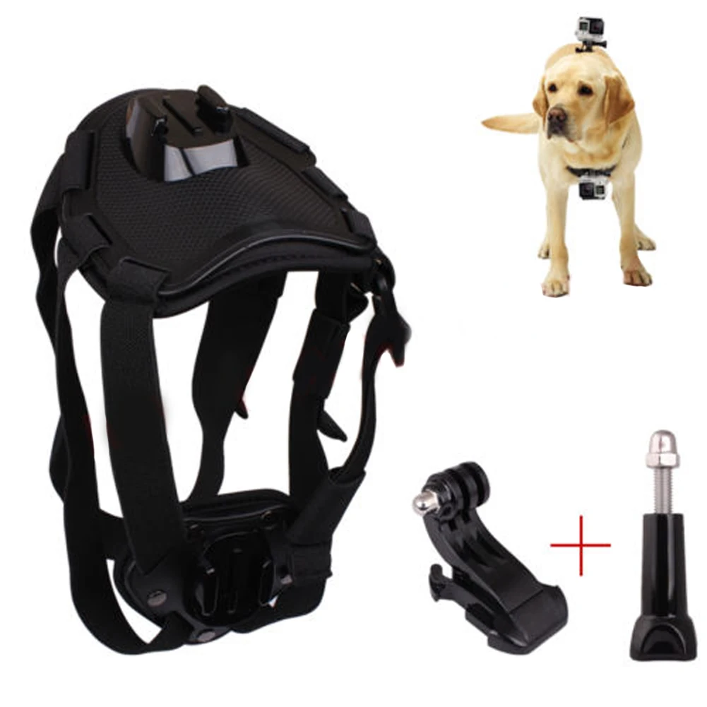 Dog Harness Chest Mount for Gopro hero 3 4 Go pro Camcorder Hound Pets Chest Strap Belt Mount for SJCAM SJ4000 Xiao yi camera 33 pets go