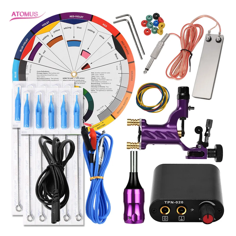 

Rotary Tattoo Machine Kits Tatouage Machines Caneta Maquillaje Permanente Principiante Tattoo Kits Makeup Beginner Set Tatoo Kit