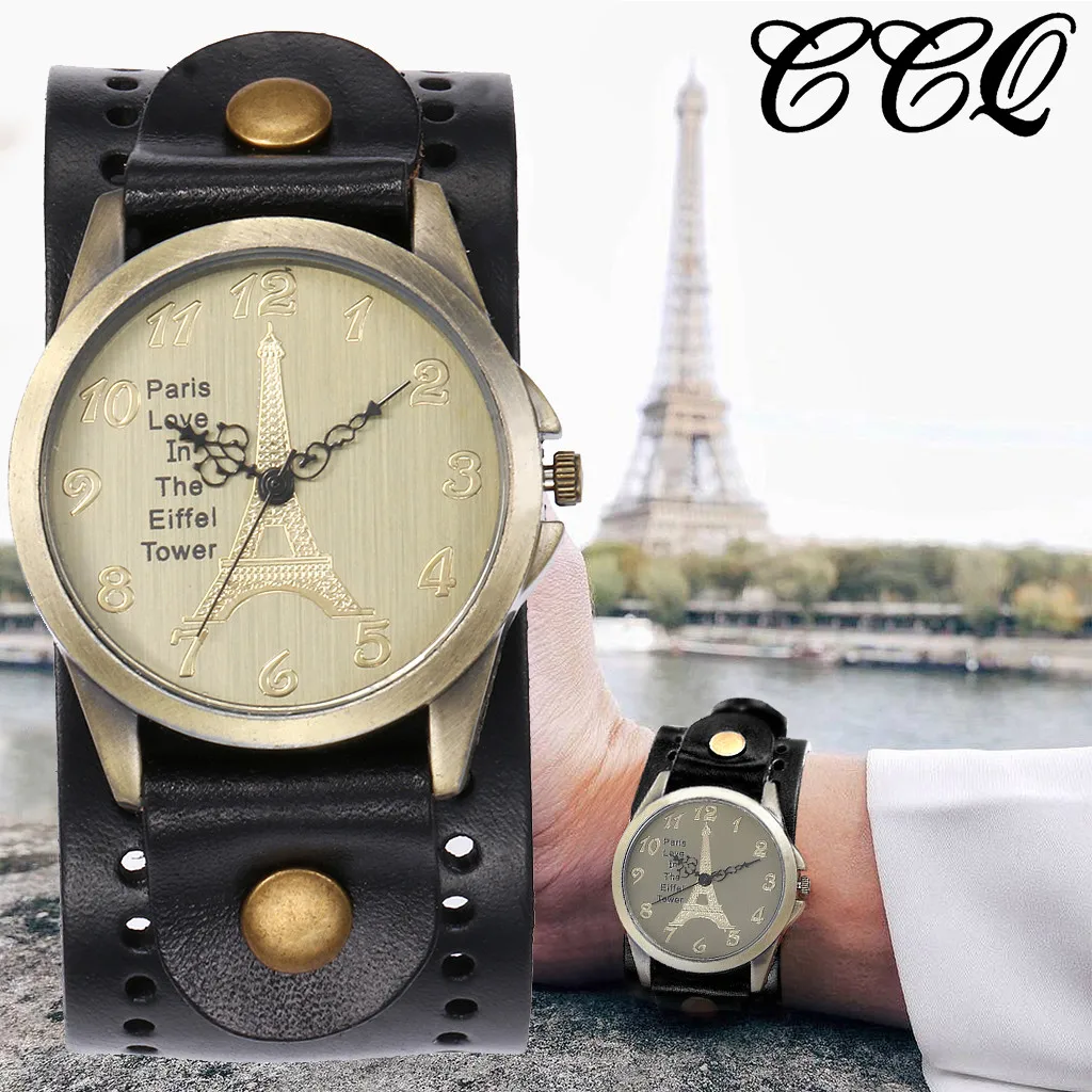 

Beautiful Girl Women Watch Vintage Leather Strap Clock Gift Luxury Quartz Wristwatches Ladies Watches Relogio Feminino Hot #B