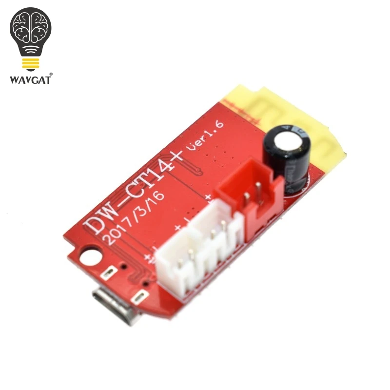WAVGAT DC 3 7 В 5 в Вт Цифровой усилитель звука двойная плата DIY Bluetooth динамик
