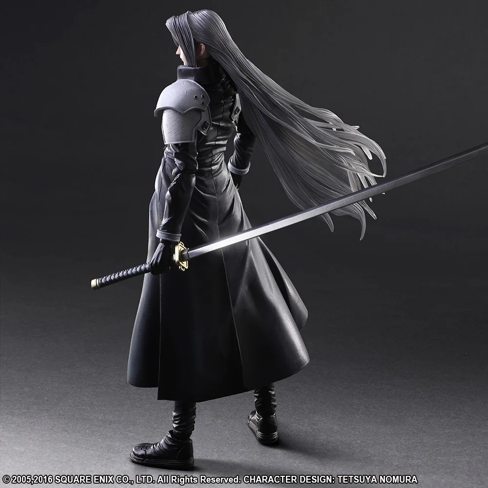 Play Arts Final Fantasy 7 Сефирот фигурка Коллекционная модель игрушки 25 см