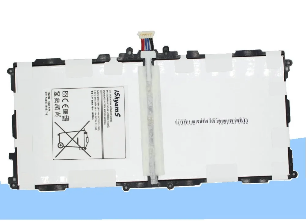 Сменный аккумулятор iSkyamS T8220E T8220C 1 шт. 8220 мАч для Samsung Galaxy Note 10 P600 T520 P601 P605