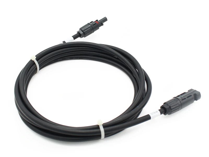 2 шт./лот MC4 Солнечной PV разъем мужской и женский с 7 м(12AWG) 4mm2 MC4 удлинитель для солнечной панели