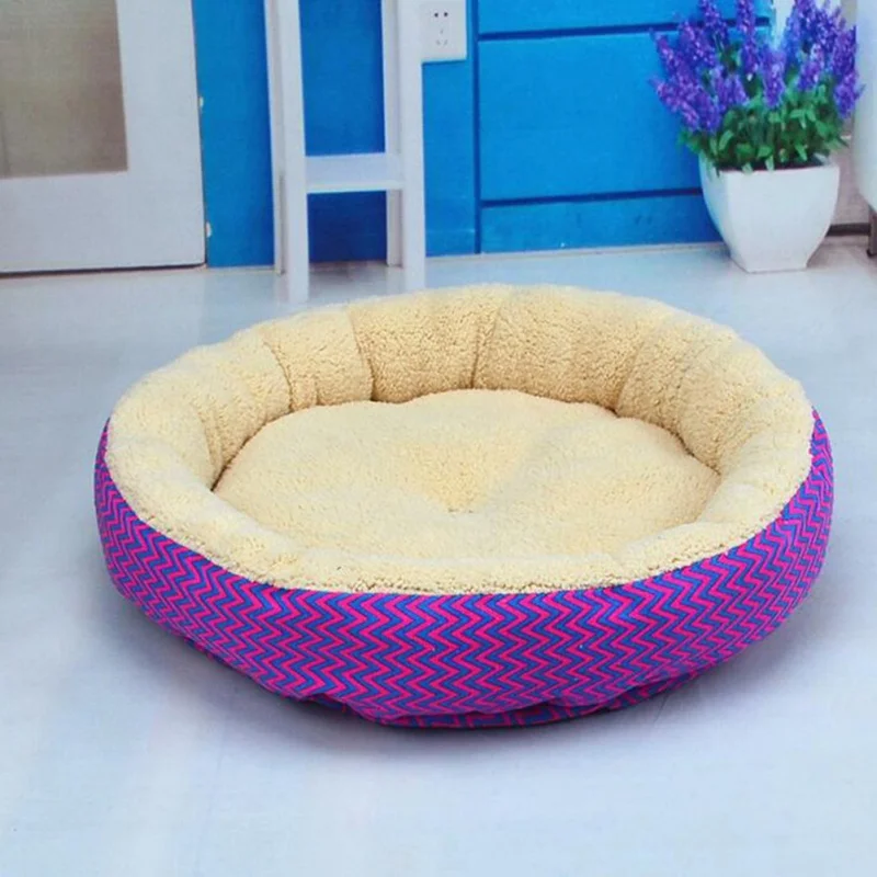 

Kitten Puppy Arctic Velvet Thicken Dogs Cat Bed Winter Warm Nest Pet House Cheap Dog Kennel Indoor Sleeping House Puppy Bed