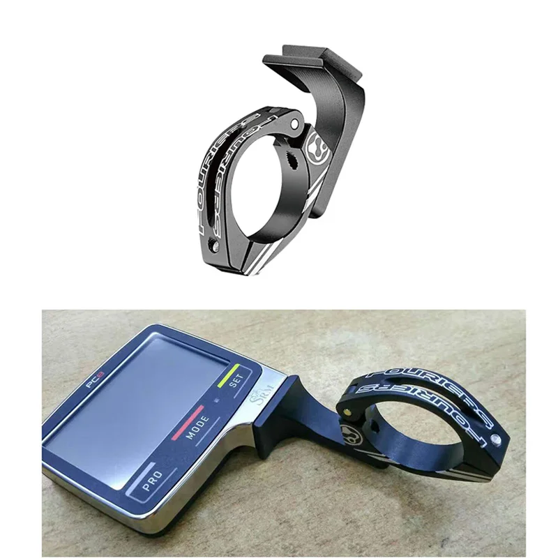 

FOURIERS HA-S015 Aluminium alloy Bicycle Rest Handlebar TT handlebar Computer Mount for SRM Power Control 8
