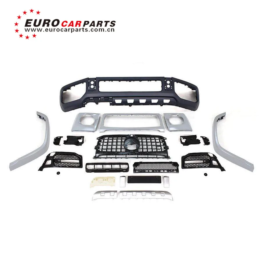 

G class w464 G500 body kit for G500 to G63 front bumper grille over fenders w464 g500 g63 body kit 2018 2019