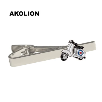 

White Car Metal Tie Clip Tie Pin For Men Gift Tie bar Fashion Jewelry 10pcs