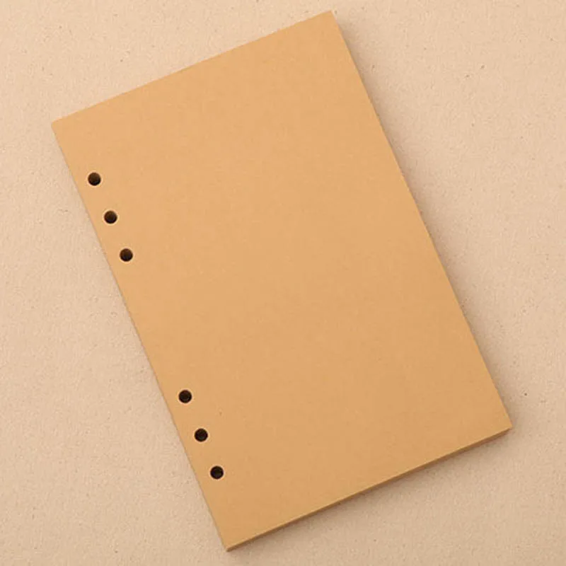 

Notebook Kraft Paper Blank Inner Page Replacement A5 A6 A7 Inner Core Notepad Graffiti Paper Office Stationery School Supplies