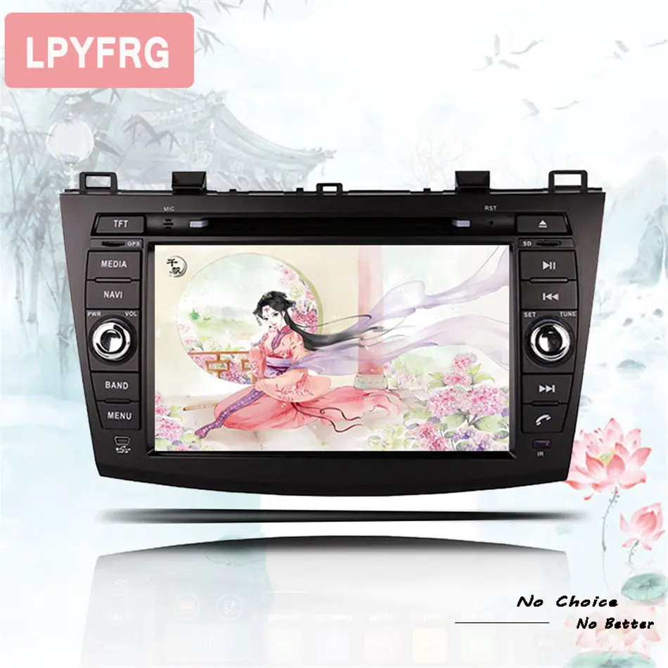 Flash Deal Factory sell car music radio fm mp5 media screen gps glonass pc tablet tape monitor Android 9.0 for mazda 3 2009-2012 bt dab rds 4