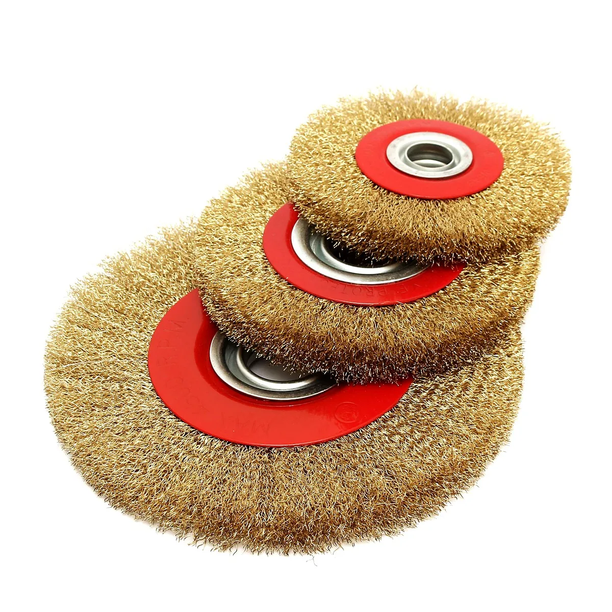 3 Types Grinding Abrasive Steel Wire Wheel Grinder 5 6 8'' Wire Brush Fine With Reducers Machine