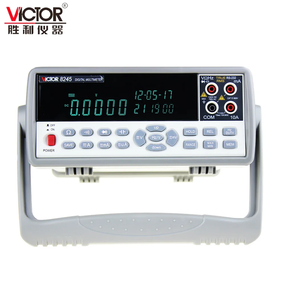 VICTOR VC8245 1000 в 4 1/2 настольный цифровой мультиметр прецизионный multimetro Ture RMS USB тестер
