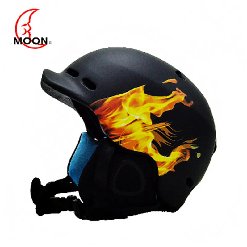 MOON Helmet лыжный шлем 2019 Fire Stamp интегрированный формованный Открытый Спорт закрытый
